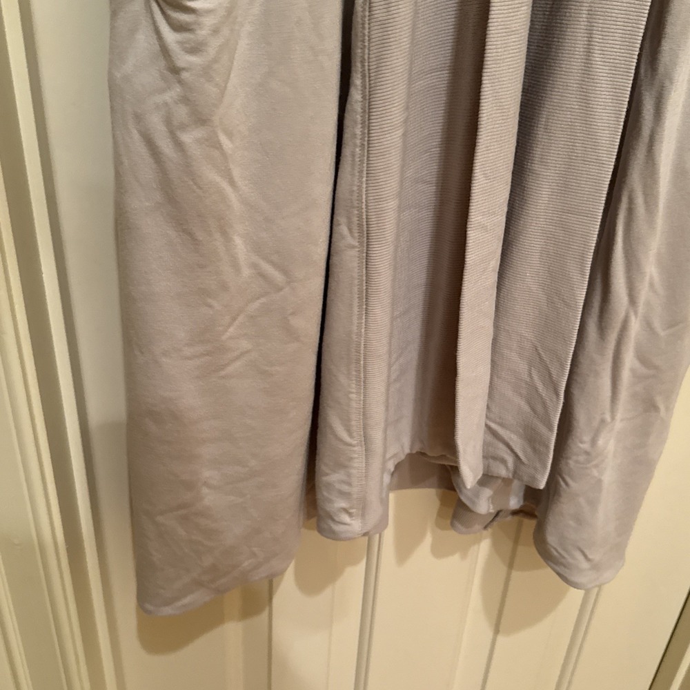 Athleta Women's  Mineral Brown Long Sleeve Canopy Nirvana Wrap Cardigan Sz M - Picture 10 of 15